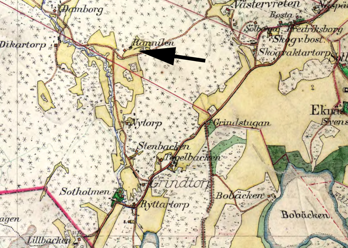Rännilen karta