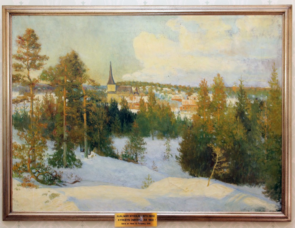 En lokal konstnär, Hjalmar Nyholm